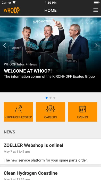 Zrzuty ekranu WHOOP by ECOTEC