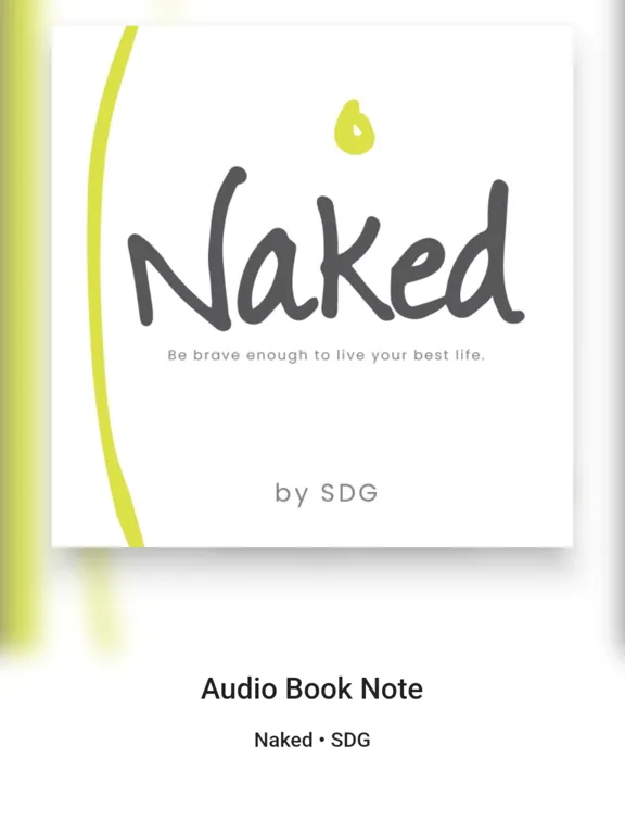 تصاویر Naked, by SDG (Audiobook!) iPad 