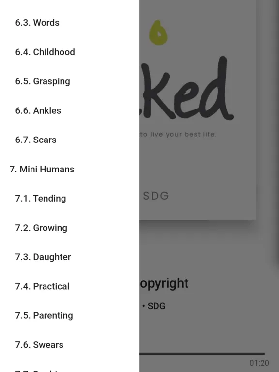 تصاویر Naked, by SDG (Audiobook!) iPad 