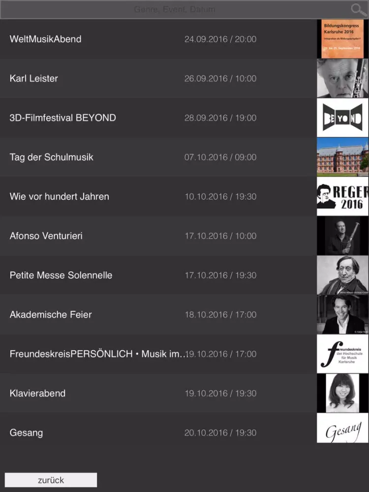 Tangkapan layar CampusOne iPad 