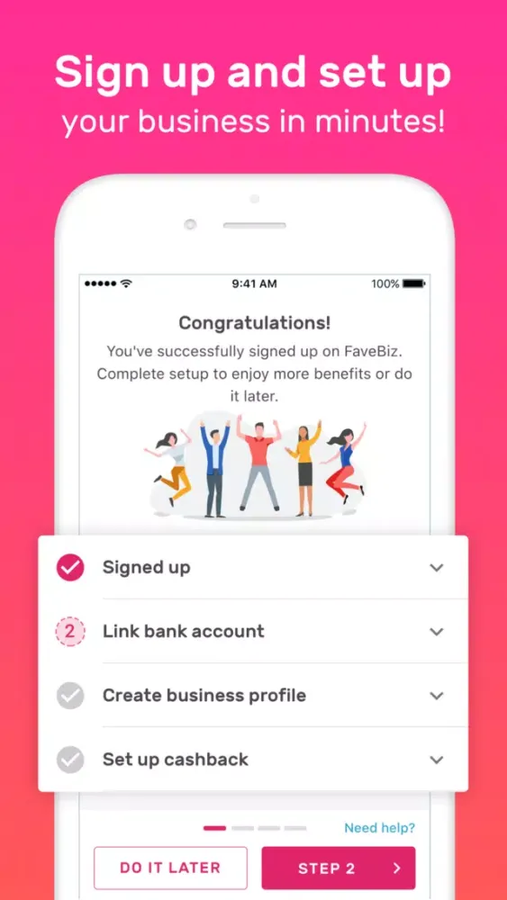 FaveBiz Screenshots