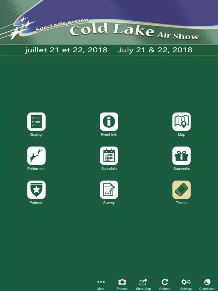 Скриншоты Cold Lake Air Show iPad 