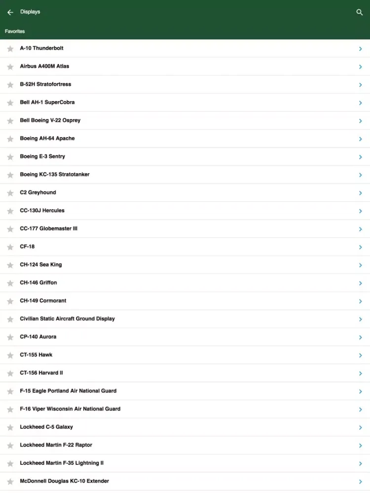 Скриншоты Cold Lake Air Show iPad 