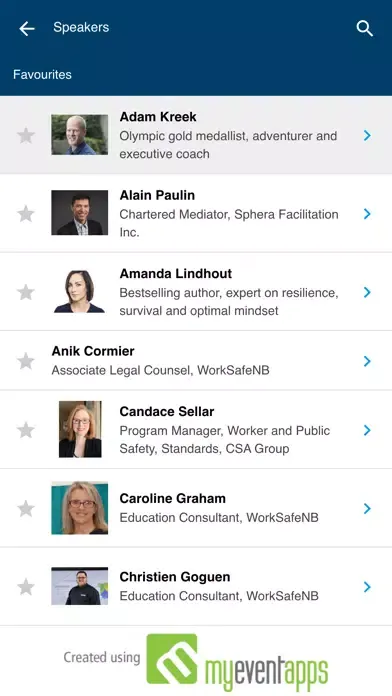 WorkSafeNB Conference应用截图