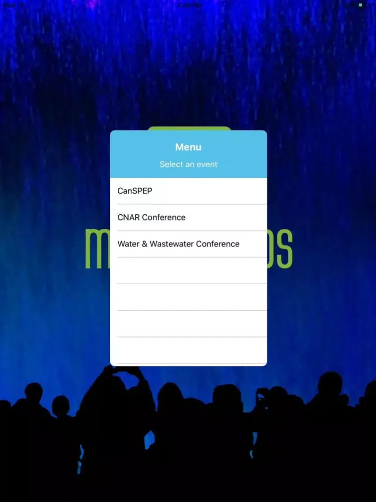 MyEventApp iPad  Ekran Görüntüleri