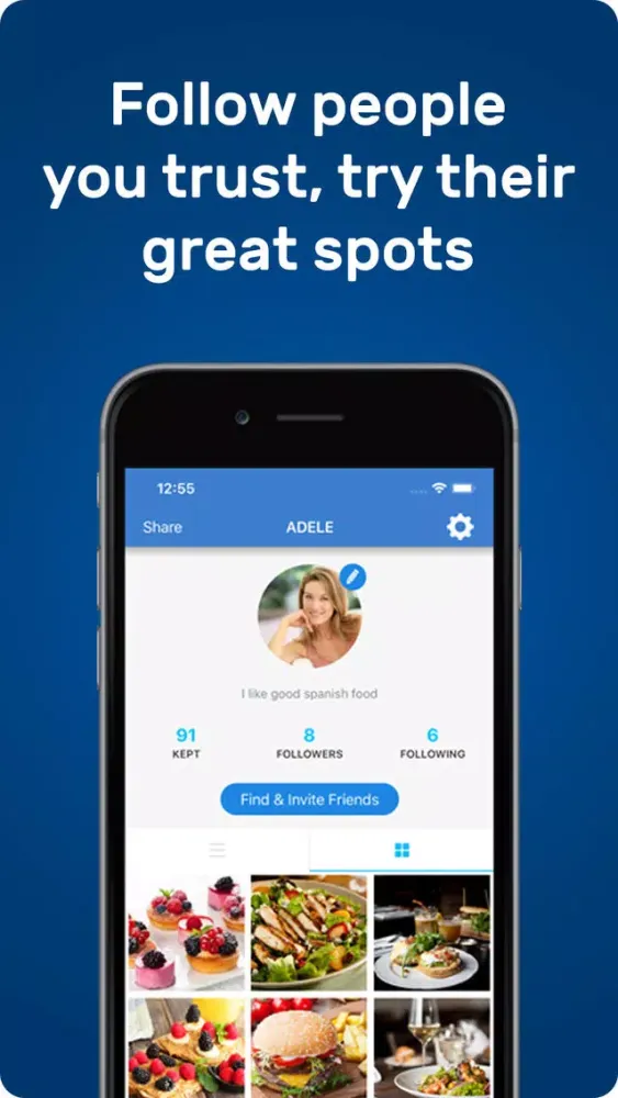 Capturas de tela do Foodie Finder App: Favocity