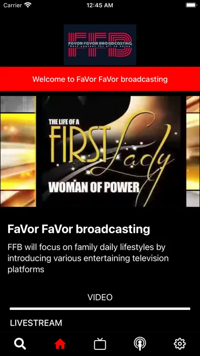 Capturas de pantalla de FaVor FaVor broadcasting