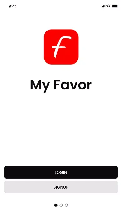 My Favor App Screenshots