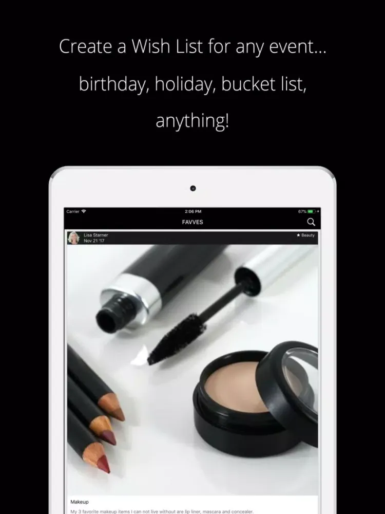 Скриншоты FAVVES All about favorites iPad 