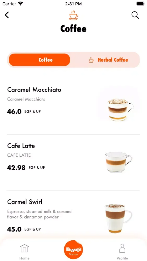 Beano’s Café 스크린샷