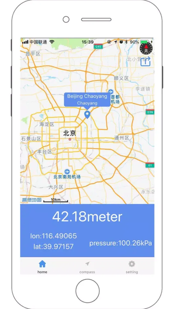 تصاویر Altitude measuring - GPS
