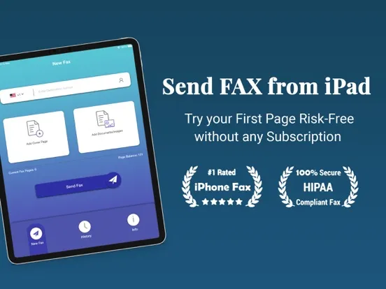 FaxSwift: Send Fax from iPhone iPad  Screenshots