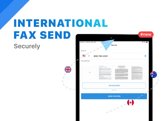 صور Fax App to Send Documents iPad 