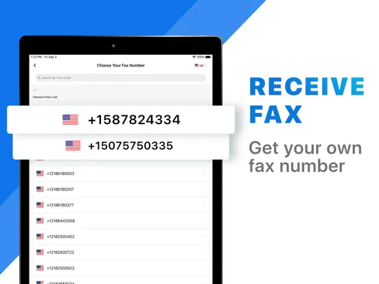 صور Fax App to Send Documents iPad 