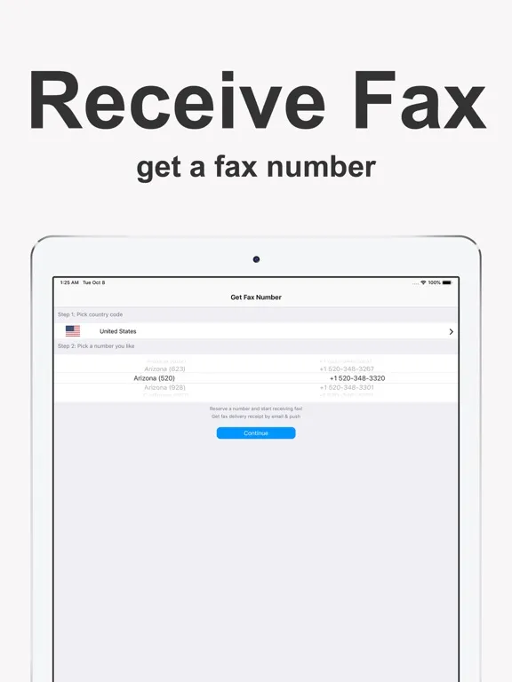 Fax from iPhone Send & Receive iPad 应用截图
