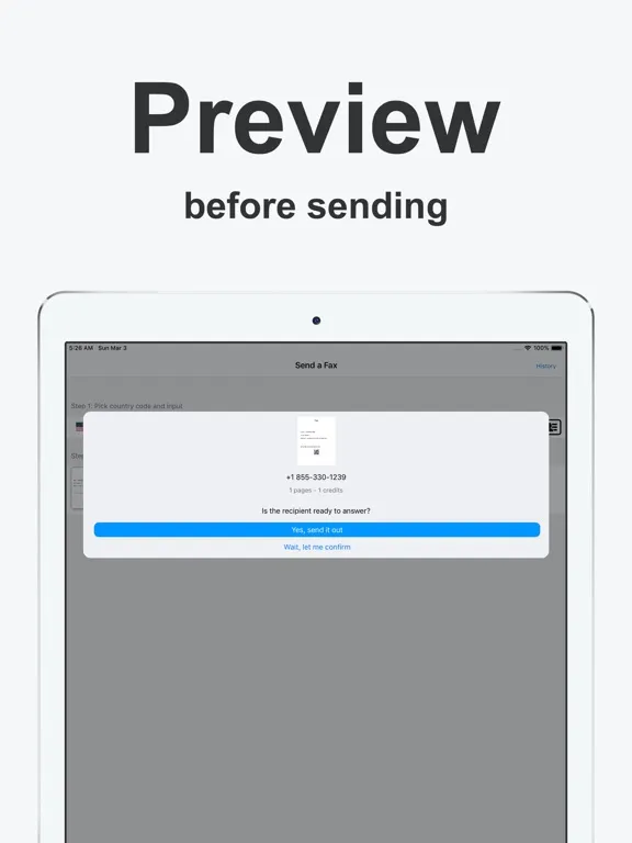 Fax from iPhone Send & Receive iPad 应用截图