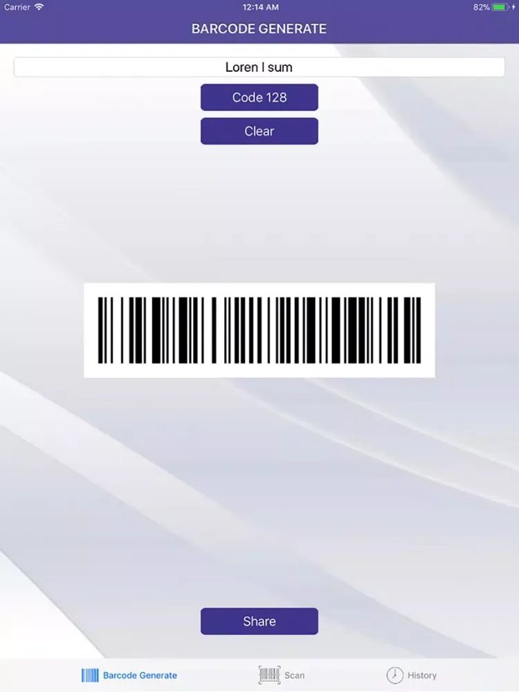 Bar Code Reader Kit iPad  স্ক্রিনশট