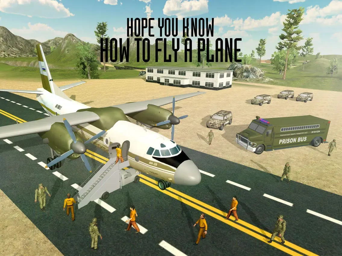 Captures d'écran de Army Criminals Transport Plane iPad 