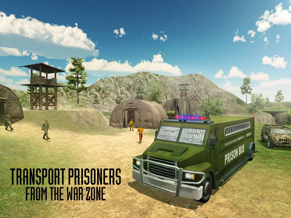 Captures d'écran de Army Criminals Transport Plane iPad 