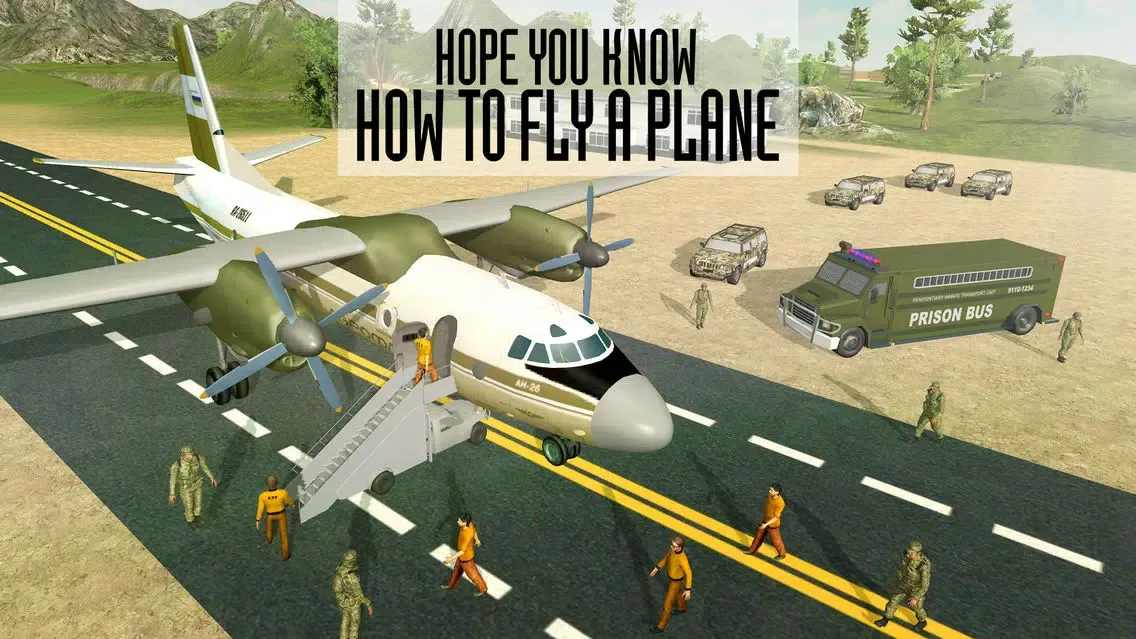 Captures d'écran de Army Criminals Transport Plane