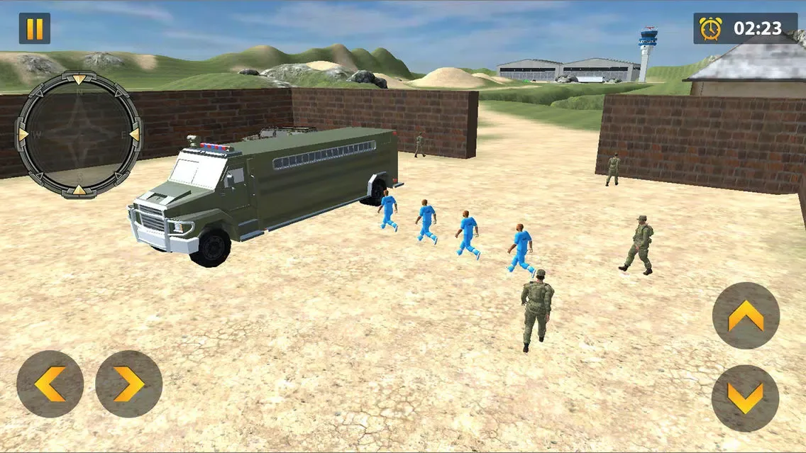 Captures d'écran de Army Criminals Transport Plane
