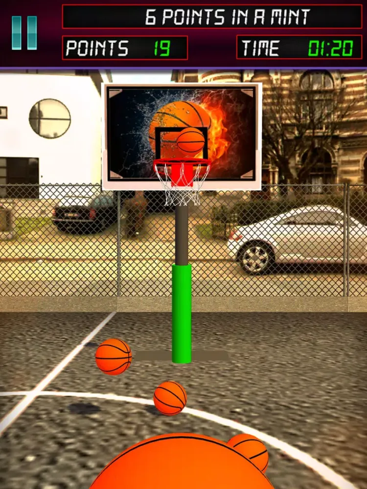 Tangkapan layar Basketball Local Arcade Game – Slam Dunk Challenge iPad 