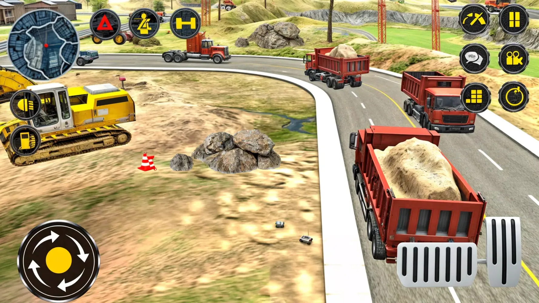 Tangkapan layar Heavy Excavator Simulator PRO