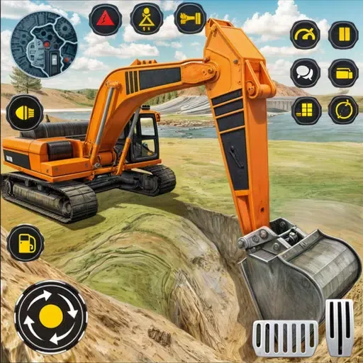 Tangkapan layar Heavy Excavator Simulator PRO