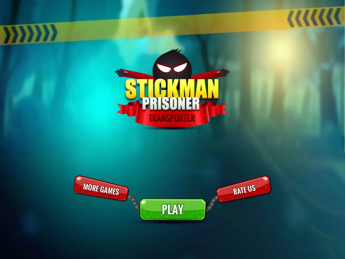 Stickman Police Bus Driver Pro iPad 应用截图