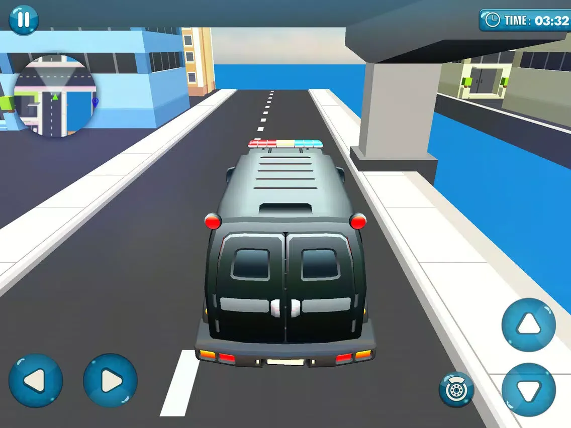 Stickman Police Bus Driver Pro iPad 应用截图