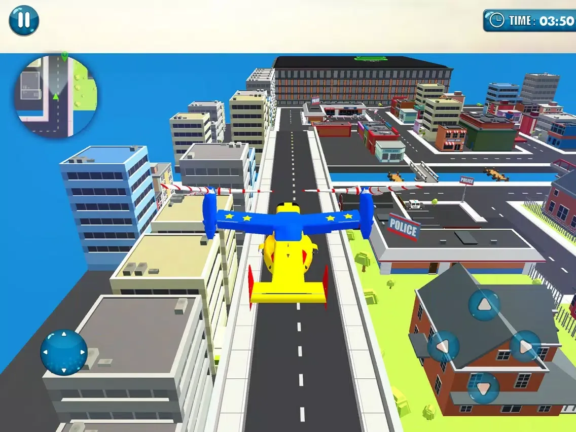 Stickman Police Bus Driver Pro iPad 应用截图