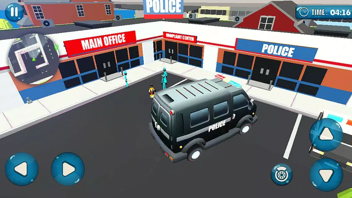 Stickman Police Bus Driver Pro应用截图