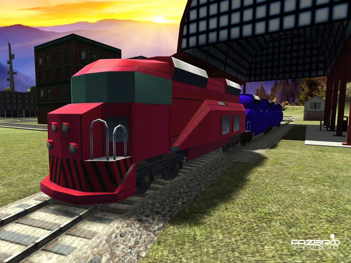 Capturas de tela do Police Prison Transport Train – Euro Train Station iPad 