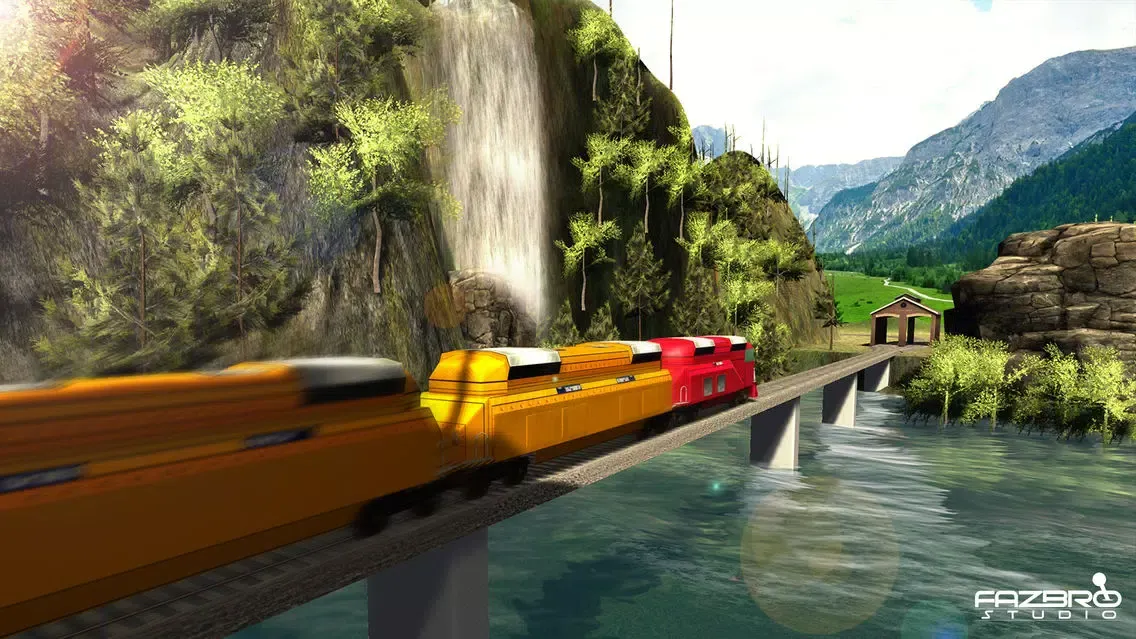 Capturas de tela do Police Prison Transport Train – Euro Train Station