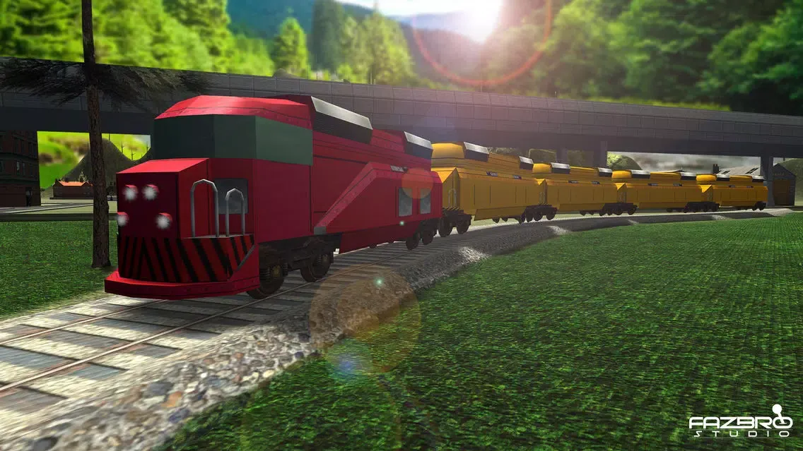 Capturas de tela do Police Prison Transport Train – Euro Train Station