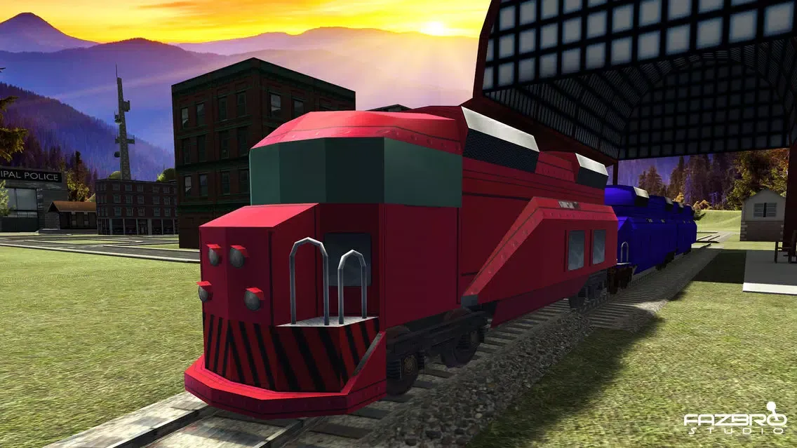 Capturas de tela do Police Prison Transport Train – Euro Train Station