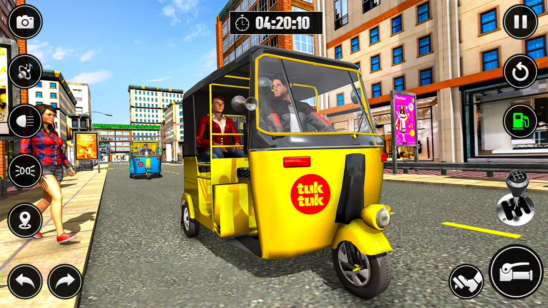 City Taxi Auto Rickshaw Game Screenshots