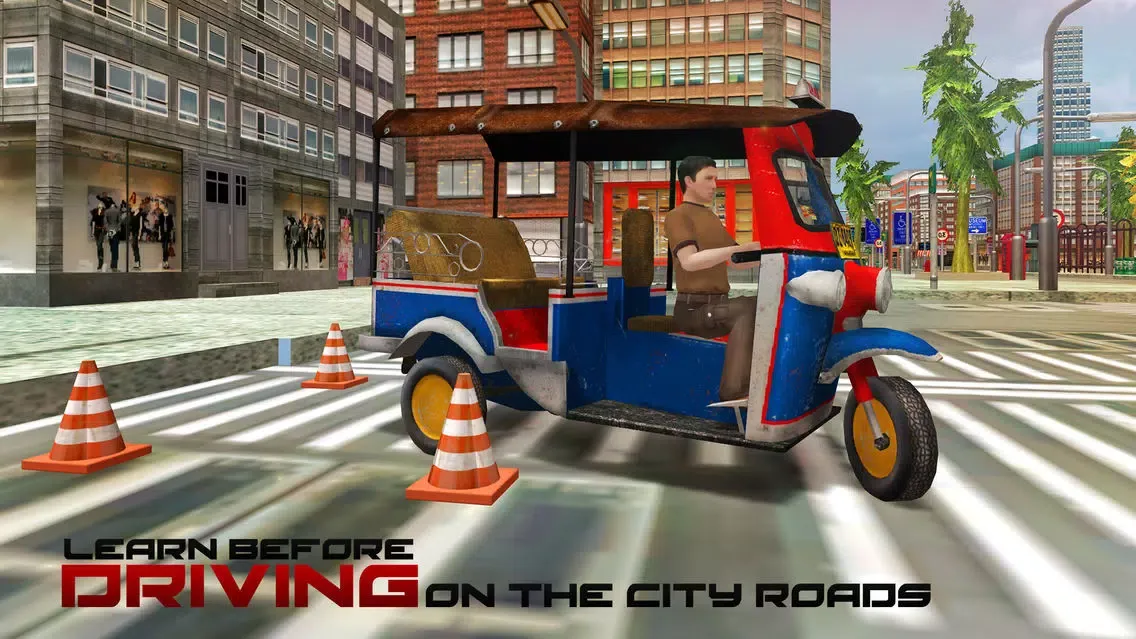 Скриншоты Tuk Tuk Rickshaw City Driver