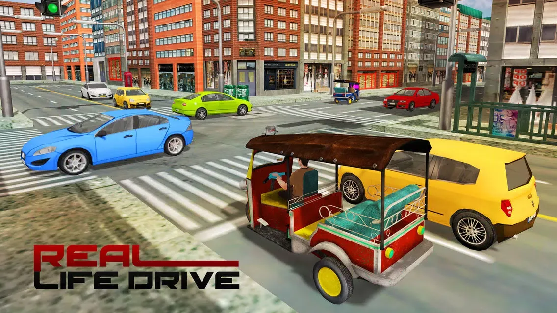 Скриншоты Tuk Tuk Rickshaw City Driver