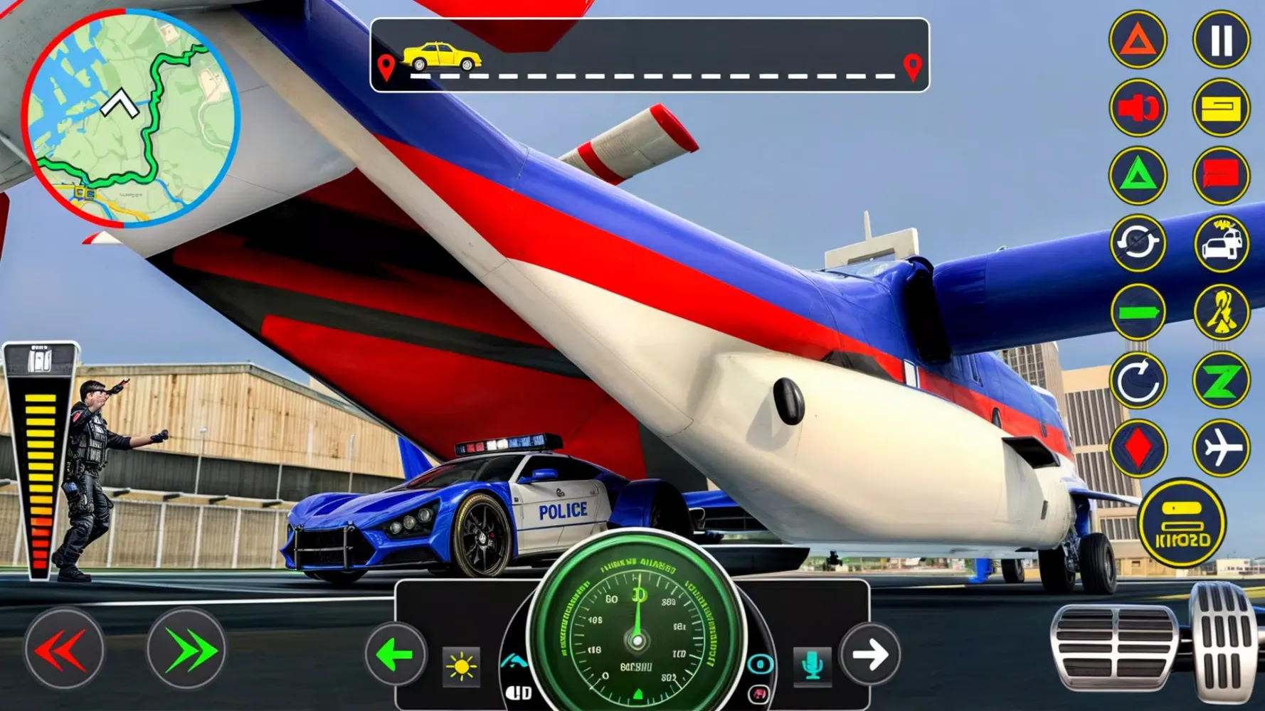Police Muscle Car Cargo Plane Screenshots