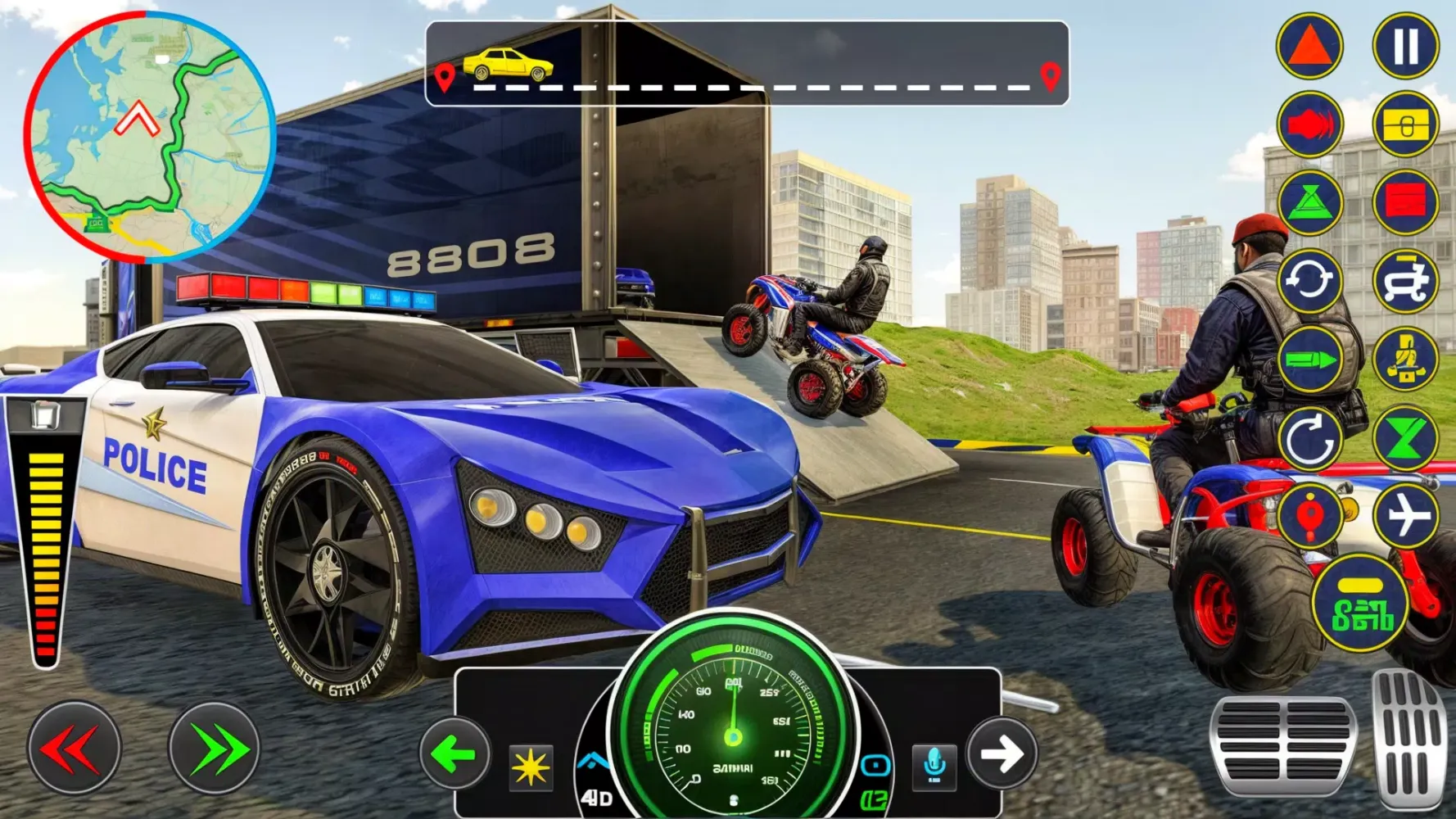 Police Muscle Car Cargo Plane Screenshots