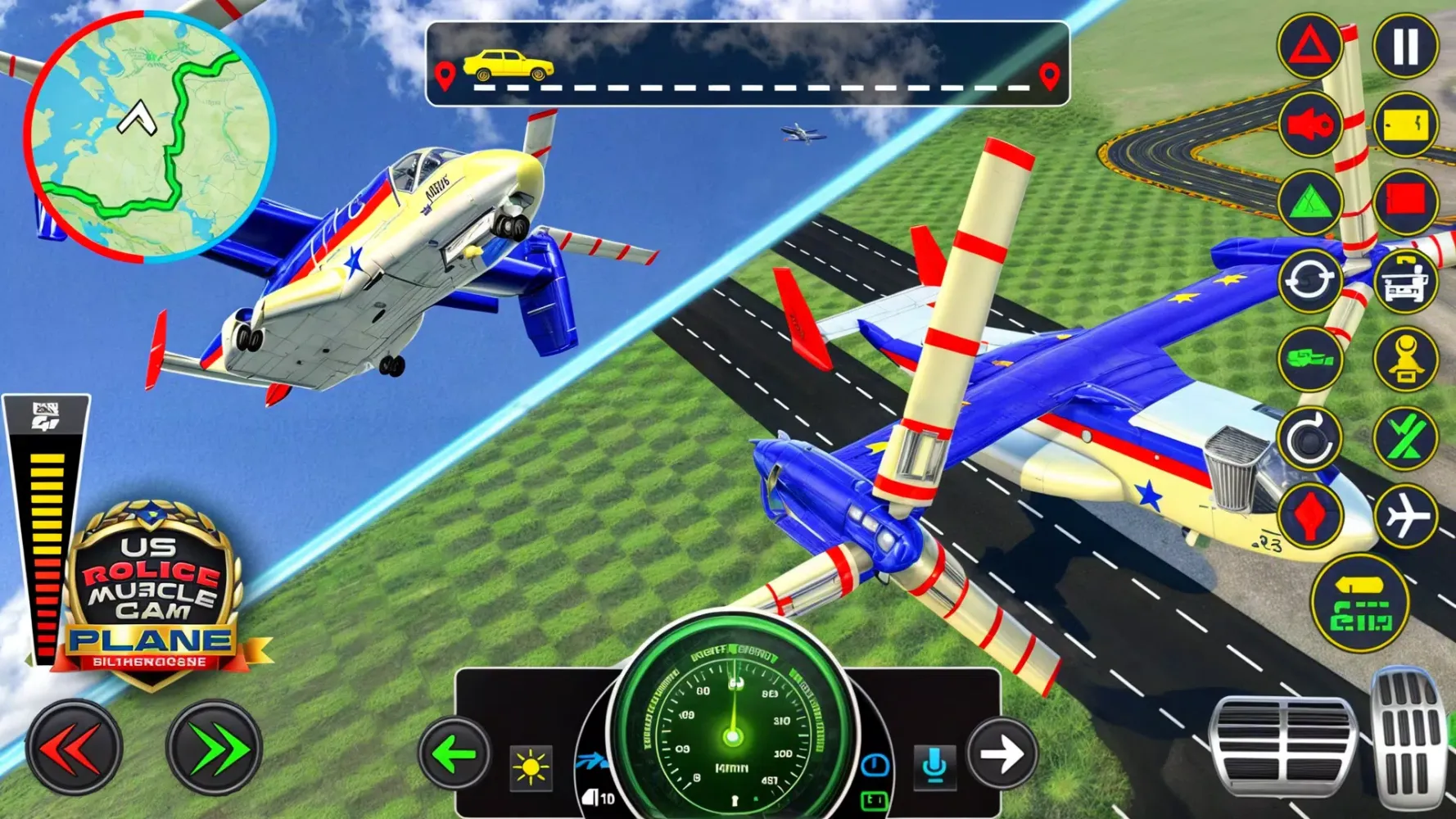 Police Muscle Car Cargo Plane Screenshots