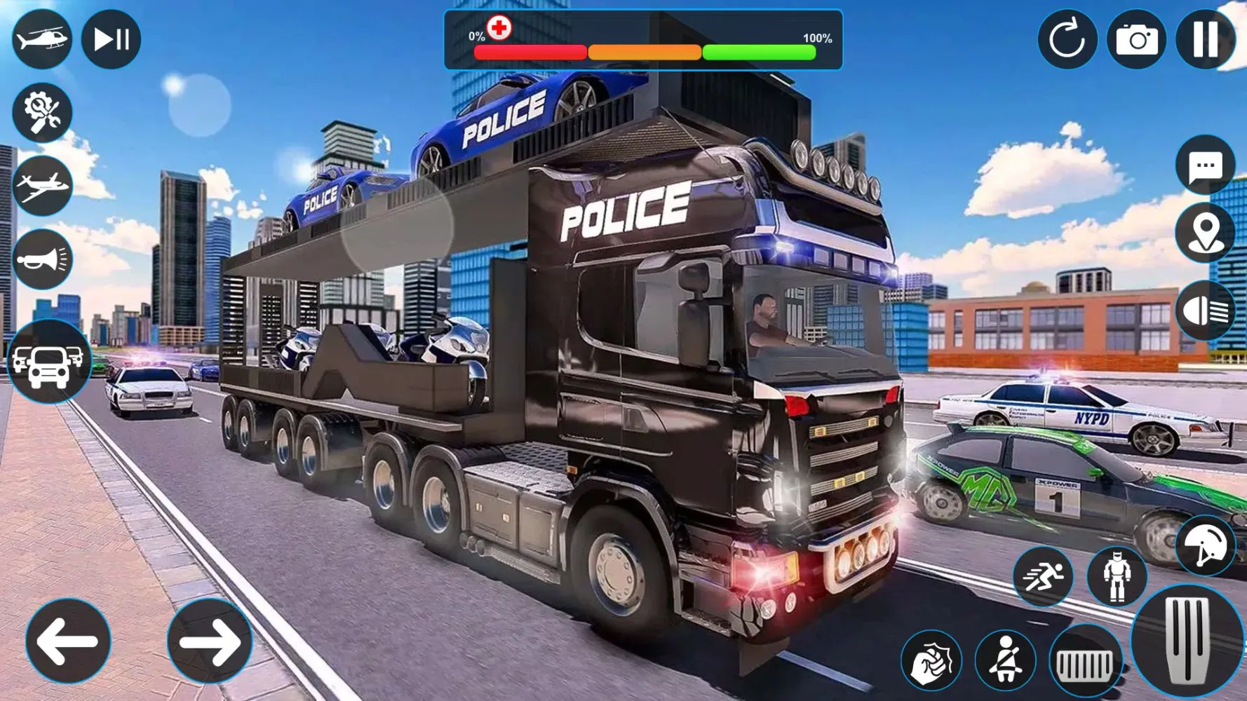 Скриншоты Police Robot Transport Games