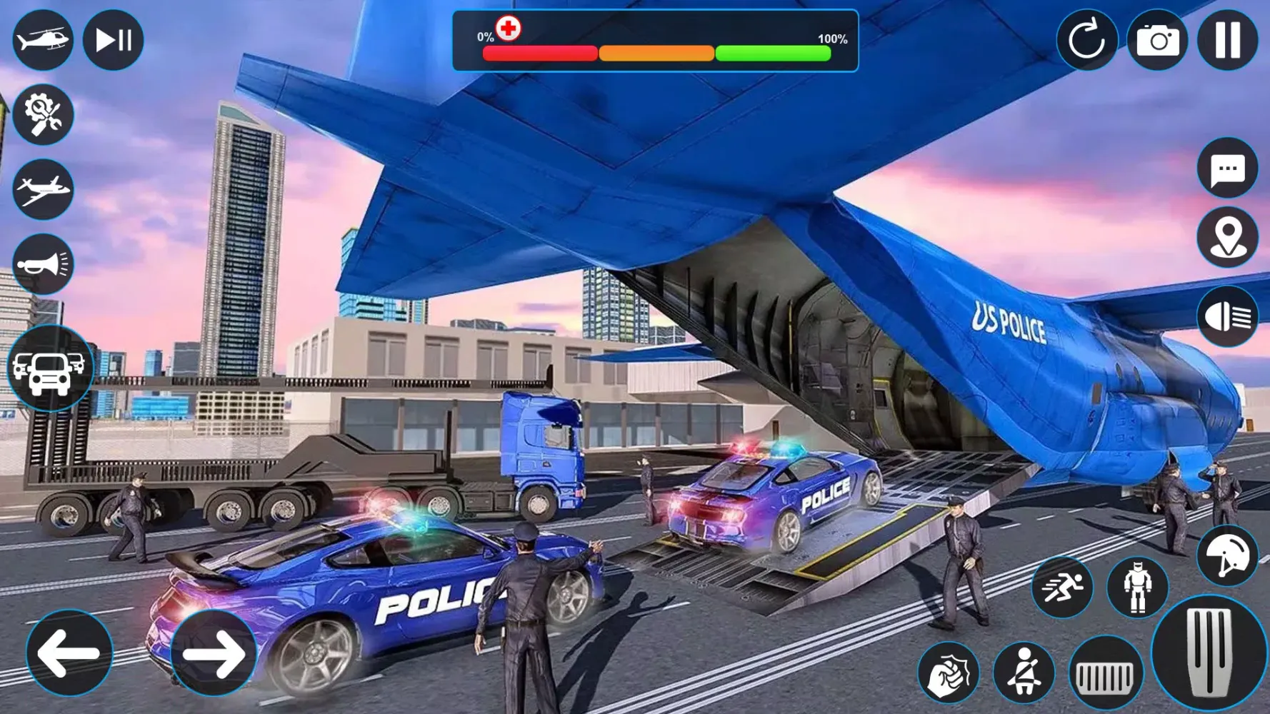 Скриншоты Police Robot Transport Games