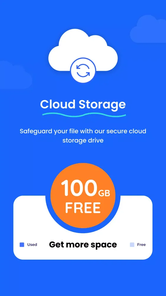 Cloud Storage: Cloud Drive App Screenshots