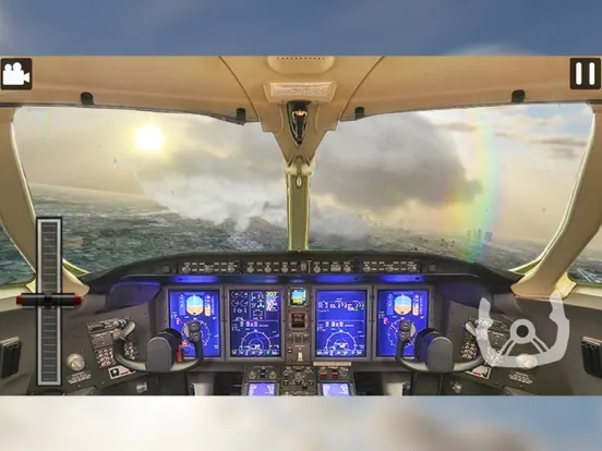 Screenshot di Realistic Plane Simulator iPad 