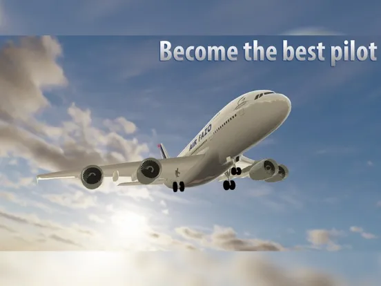 Screenshot di Realistic Plane Simulator iPad 