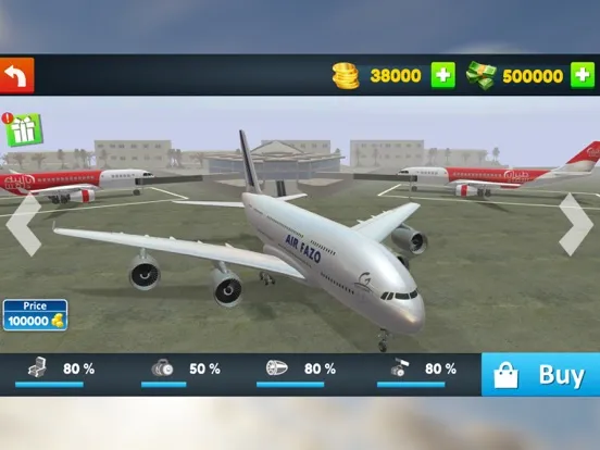 Screenshot di Realistic Plane Simulator iPad 