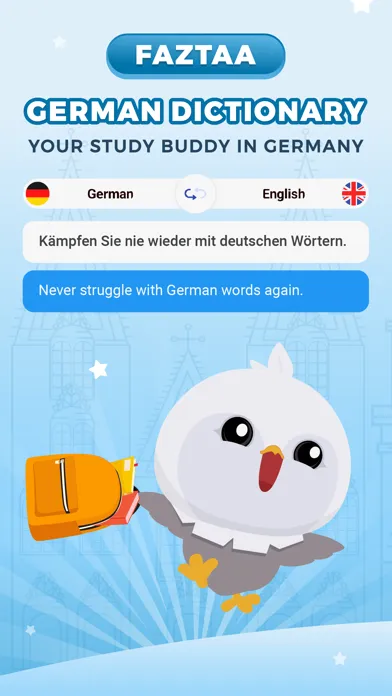 Faztaa German Dictionary Ekran Görüntüleri