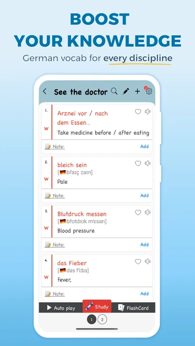 Faztaa German Dictionary Ekran Görüntüleri